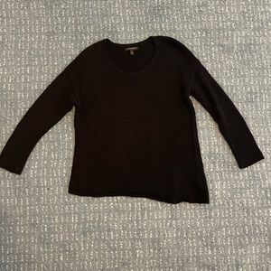 Banana Republic- Black Asymmetrical Sweater
